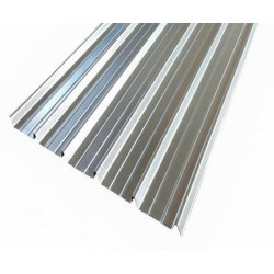 Lamiera Zincata Grecata per Copertura e Rivestimento, Spessore 0.6 mm, Resistente alle Intemperie - Ideale per Tetti, Capanni e 