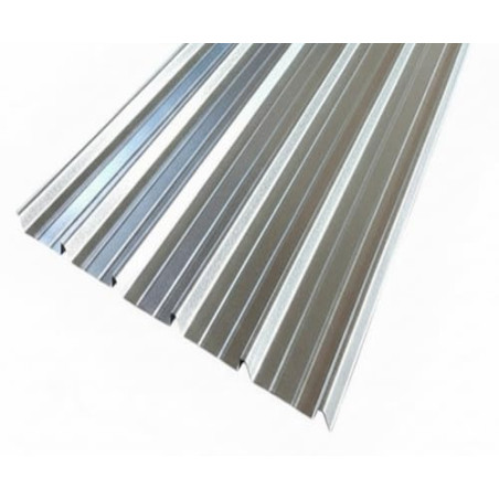 Lamiera Zincata Grecata per Copertura e Rivestimento, Spessore 0.6 mm, Resistente alle Intemperie - Ideale per Tetti, Capanni e 
