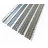 Lamiera Zincata Grecata per Copertura e Rivestimento, Spessore 0.6 mm, Resistente alle Intemperie - Ideale per Tetti, Capanni e 
