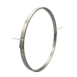 Fratelli Biasco - Fascia in Alluminio 1 mm di Spessore, Lunghezza 2 Metri, Lamina Metallica Flessibile per Fai da Te, Modellismo