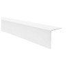 Angolare Paraspigoli in Ferro Zincato Verniciato Bianco, Lunghezza 98 cm, disponibili 40x40 mm, 50x50 mm,60x60 mm Protezione Ant