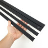 Barra piatta PVC NERO disponibili varie Sezioni