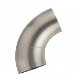 GOMITO a saldare in ACCIAIO INOX 304 a 90° Da 20 a 50 mm MADE IN ITALY