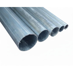 Profilo barra Tubo tondo in ferro ZINCATO lunga 2 METRI lega S235JR disponibili vari diametri