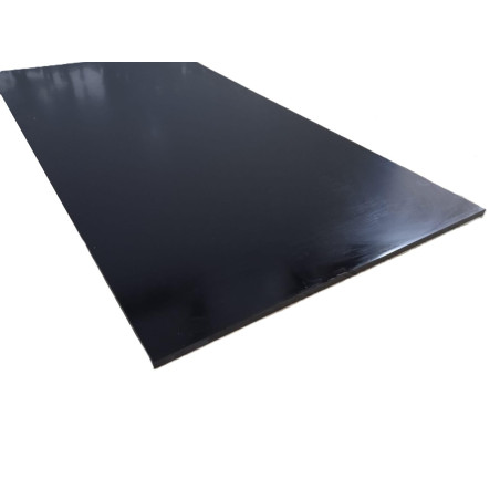 Piastra in PVC NERO nero diverse misure