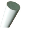 Barra tonda in PVC bianco disponibili Varie diametri e lunghezze