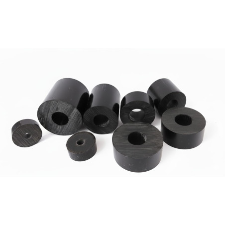 barra tonda PVC NERO, Distanziale ULTARESITENTE, di uso universale tubo tondo