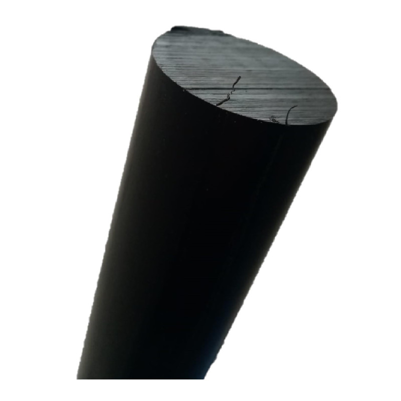 Barra tonda in PVC NERO disponibili Varie diametri e lunghezze