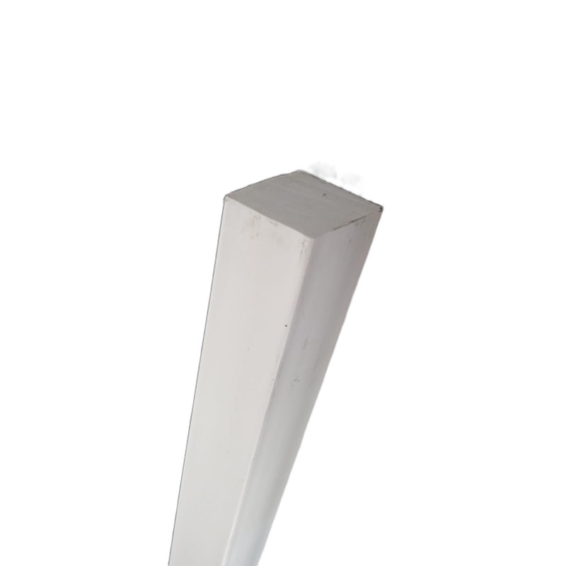 barra PVC QUADRATA BIANCA diverse misure