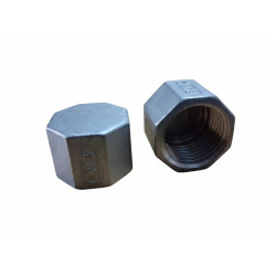 Tappo Ottagonale Femmina in Acciaio Inox 316, Chiusura Filettata per Tubi Raccordi Idraulici, Resistente alla Corrosione - dispo