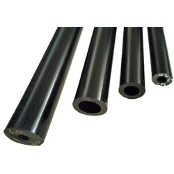 Barra tonda PVC NERO TUBOLARE diverse misure
