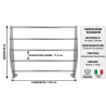 Galvanized Outdoor 5-Bar Railing | Modular Fence System | F.lli Biasco