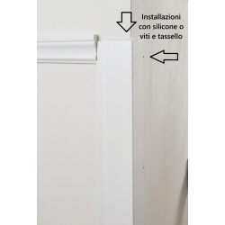 White Galvanized Steel Corner Protector 98cm | 40x40 50x50 60x60mm