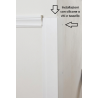 White Galvanized Steel Corner Protector 98cm | 40x40 50x50 60x60mm