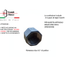 Tappo Ottagonale Femmina Inox AISI 316 | Raccordo Anticorrosione