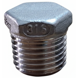 Tappo Maschio Esagonale Inox AISI 316 | Raccordo Idraulico