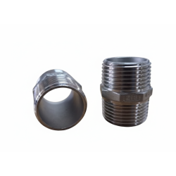 Nipplo Esagonale Inox 316 | Raccordo Maschio BSP