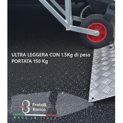 Rampa Alluminio Mandorlato Antiscivolo | Pedana