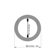 Barra tonda PVC NERO TUBOLARE diverse misure