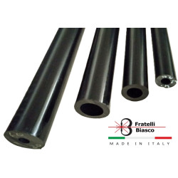 Barra tonda PVC NERO TUBOLARE diverse misure