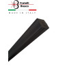 barra PVC QUADRATA NERA diverse misure