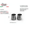 Set 2 Tronchetti Inox AISI 304 a Saldare | Raccordi M