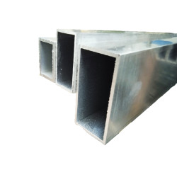 Tubo Quadrato Alluminio Grezzo EN AW-6060 | Estruso