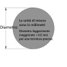 Barra tonda in PVC NERO disponibili Varie diametri e lunghezze