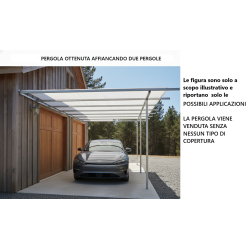 Fratelli Biasco Pergola Addossata a Muro in Ferro Zincato