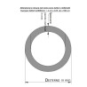 Tubo Tondo Ferro Grezzo S235JR 1m | Saldabile
